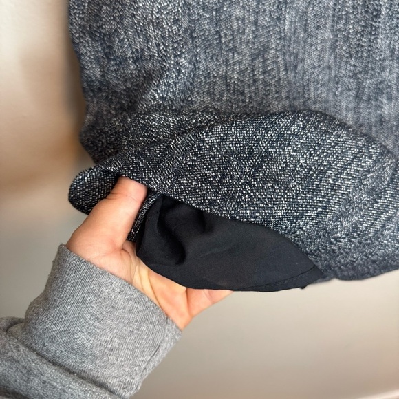 NWT Theory High Rise Mini Skirt in Navy Multi Herring Melange Brand New - Picture 9 of 13